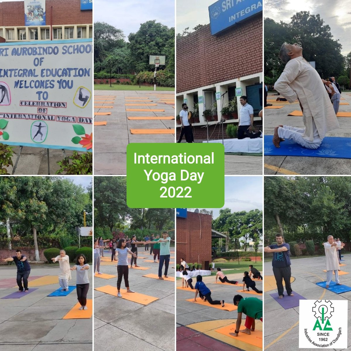 Yoga Session organised at Aurobindo School to commemorate #InternationalDayofYoga #YogaForAll