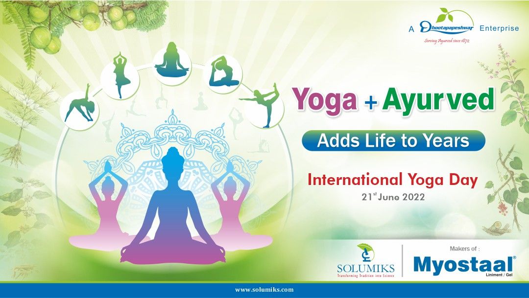 Solumiks's tweet photo. International Yoga Day 2022

Add life to your years..

#Dhootapapeshwar
#Solumiks #Ayurveda #Yoga  #InternationalYogaDay2022 https://t.co/t9Mes0IpnB