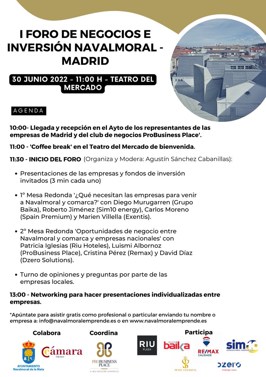 Concejalía de empleo, comercio y emprendimiento.