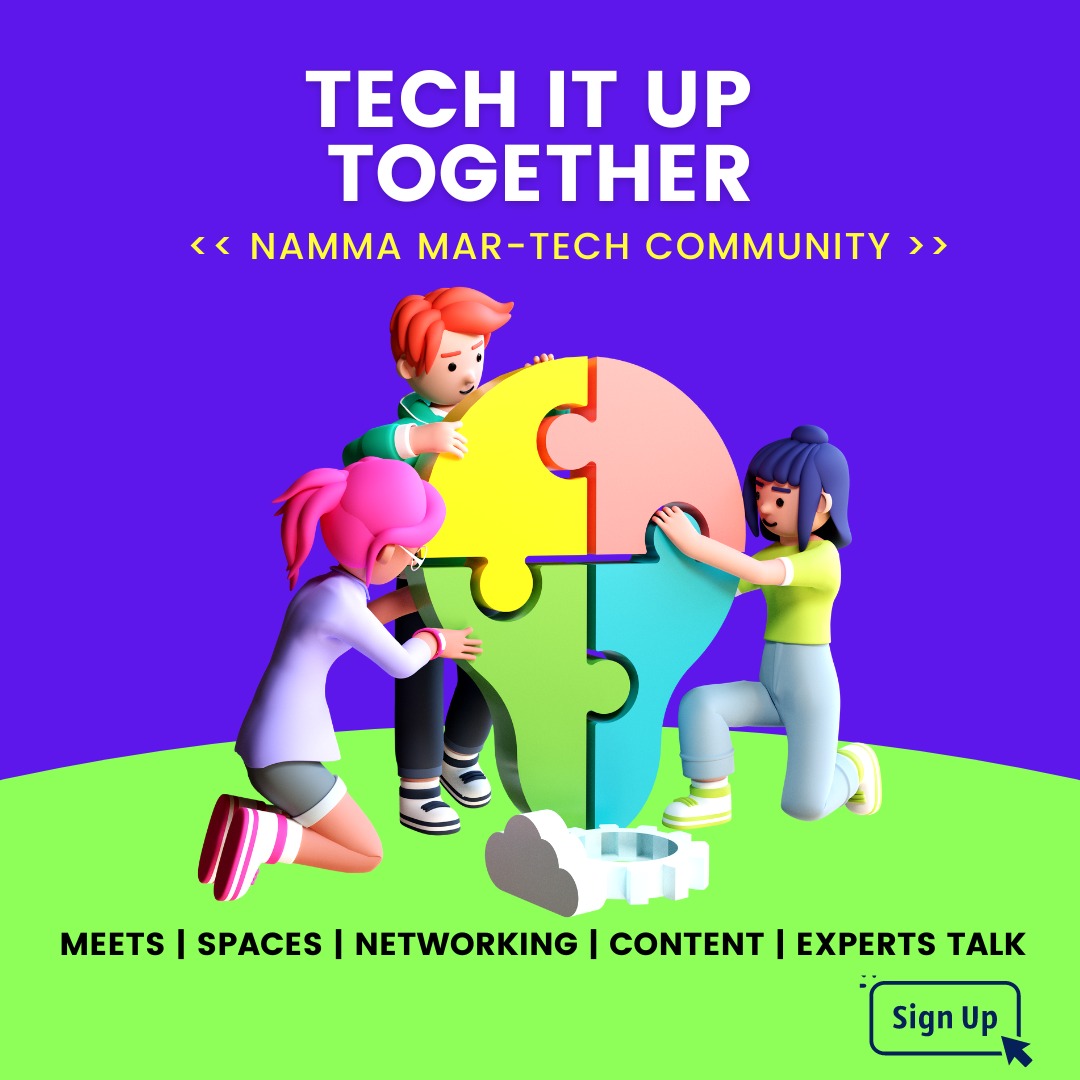 Join us for this exclusive invite-only community - << Namma Martech >> -  for #Martech lovers of Bengaluru, where we share, discuss, learn and grow together 

To join us : chat.whatsapp.com/EVh0dR89V15Avg…
Once you get into the tribe, do introduce with your name, role &amp; company