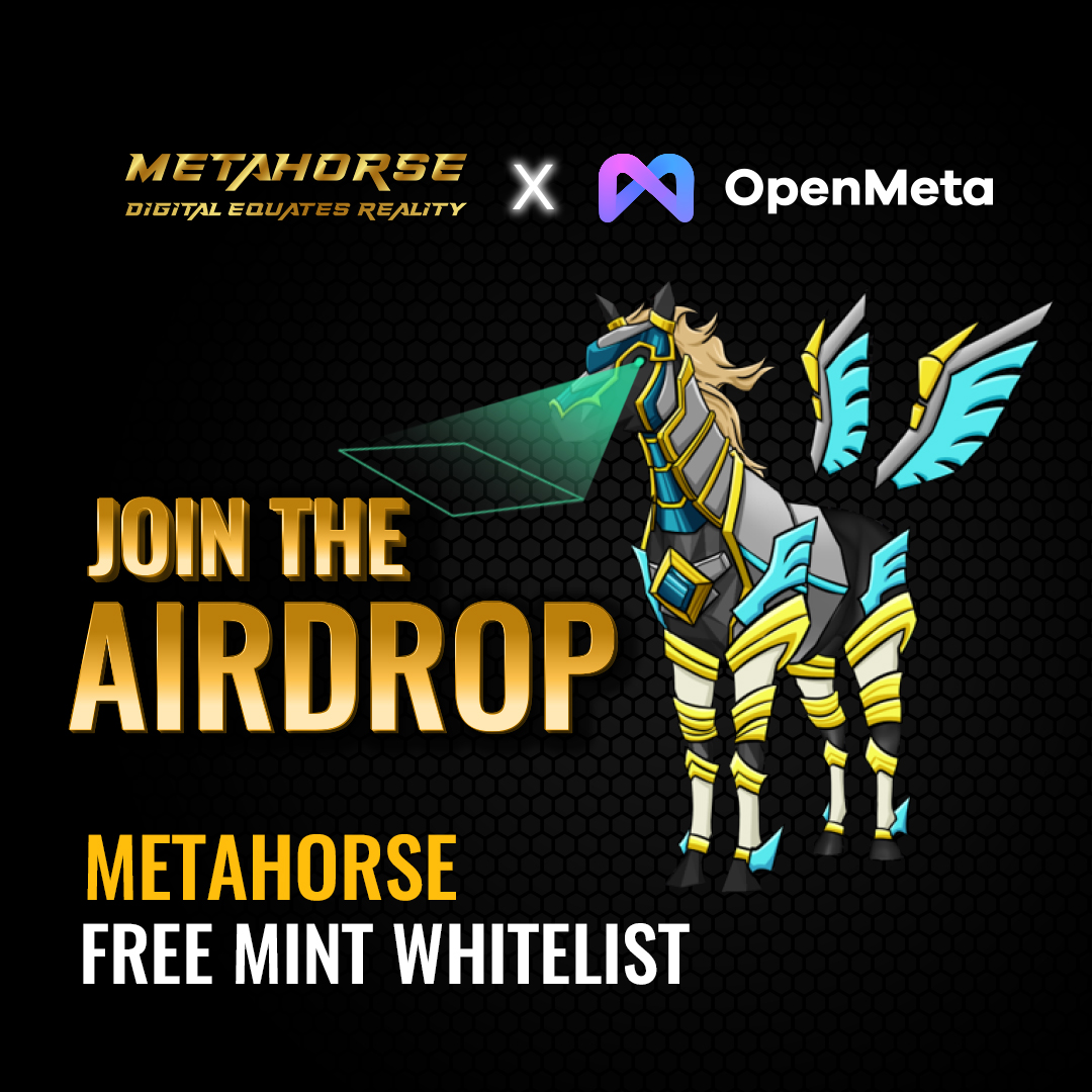 🏇Metariders #Metahorse is excited to announce the next #Airdrop Campaign is now live! 🥳

🗓️Date: 12pm UTC, 21 June - 12pm UTC, 28 June 2022

🎁Total #prize pool: $50,000 #NFTs #Giveaway &amp; free Mint #Whitelist🍬
 
👩🏻‍💻Participate:
gleam.io/nY2DV/metahors…
 
#P2E #Metaverse #GameFi
