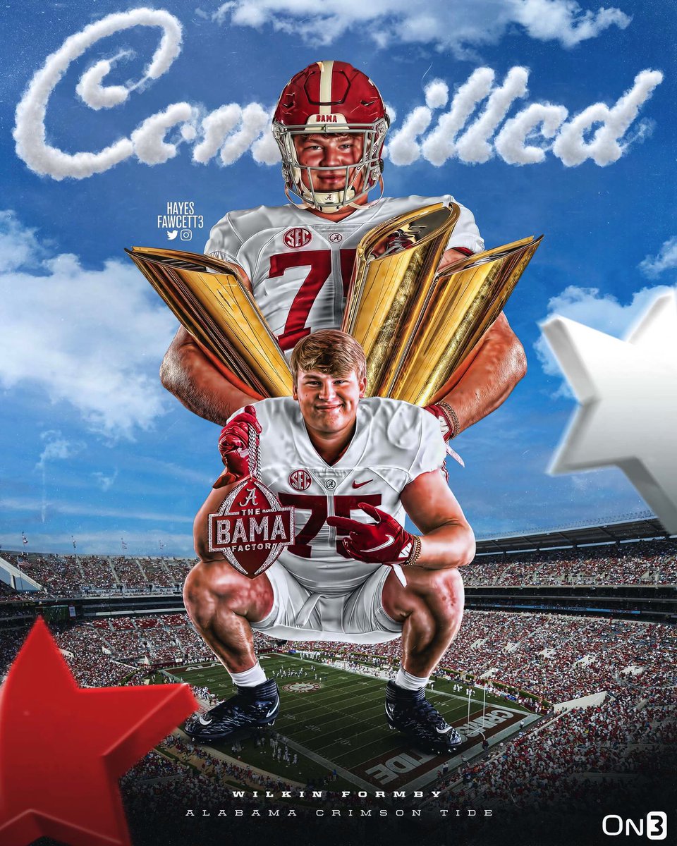 Committed! I am staying home! God is undefeated! <a href="/FBCoachWolf/">Eric Wolford</a> #RollTide <a href="/adamgorney/">Adam Gorney</a> <a href="/Velocity_FB/">Velocity Football Academy™</a> <a href="/CoachHodges/">Spencer Hodges</a> @RWrightRivals <a href="/AlabamaFTBL/">Alabama Football</a>
