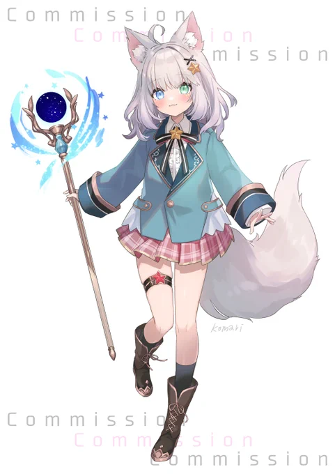 skebご依頼ありがとうございます✨
魔法けも耳っ子デザイン🔮 