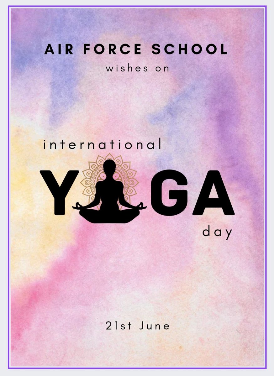 vayusenanagar's tweet photo. The International Day of Yoga has been celebrated annually on June 21 since 2015, following its inception in the United Nations General Assembly in 2014. 
Yoga is a physical, mental and spiritual practice which originated in India.
#InternationalDayofYoga 
#YogaForHumanity https://t.co/c36oPVeUMk