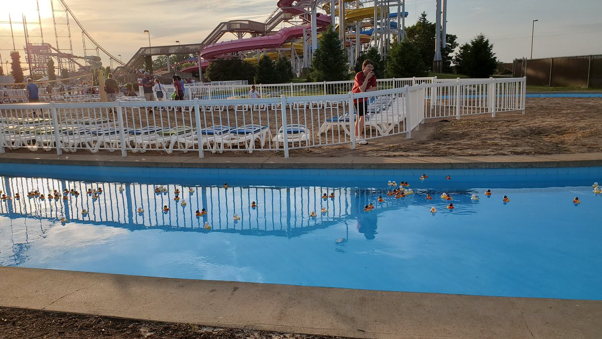 aceonlineorg's tweet photo. More from the #RubberDuckyRegatta at @cedarpoint during #CoasterCon 44! #FloatWithACE #RollerCoasterMonth https://t.co/R9BHsnqcuu