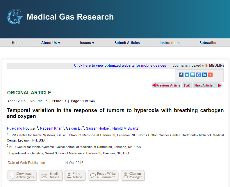 MGR_editor's tweet photo. #medicalgas #hyperoxia #oximetry #mgr #originalarticle  [Title: Temporal variation in the response of tumors to hyperoxia with breathing #carbogen and #oxygen]
https://t.co/5lY78q0r2g https://t.co/re7CQ7y6ma