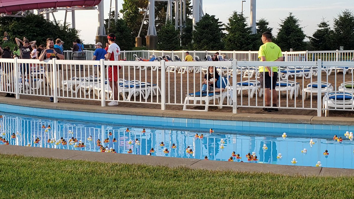 aceonlineorg's tweet photo. More from the #RubberDuckyRegatta at @cedarpoint during #CoasterCon 44! #FloatWithACE #RollerCoasterMonth https://t.co/R9BHsnqcuu