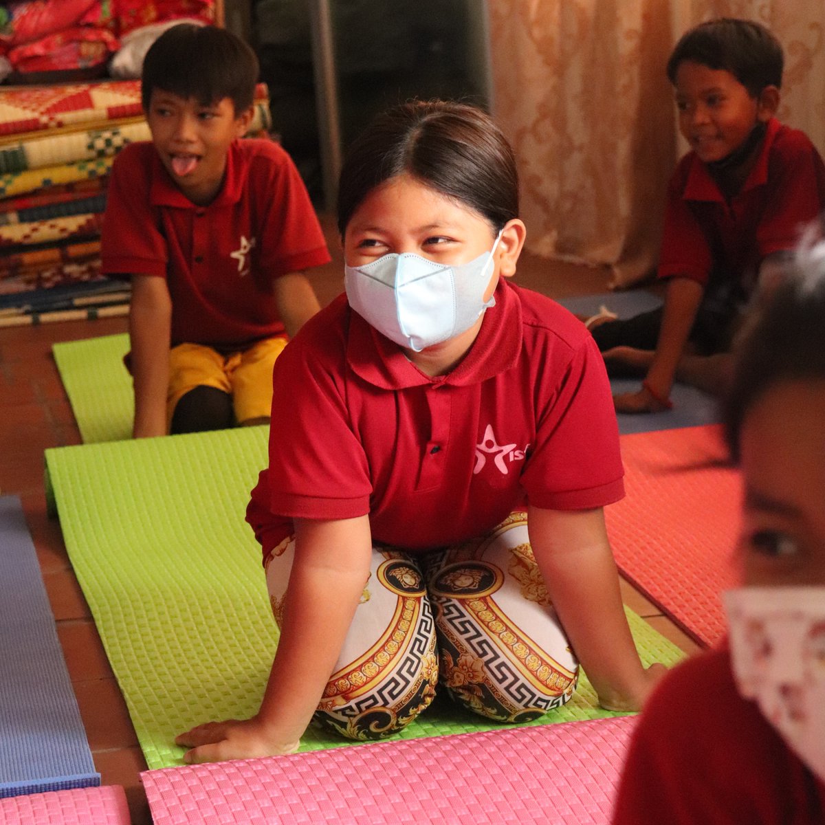 In addressing mental and physical health, the @UN shares yoga as a way to stay healthy while fighting isolation, depression, and anxiety. Alongside yoga, we are reintroducing Khmer Dance, P.E., and of course… football! #InternationalDayOfYoga