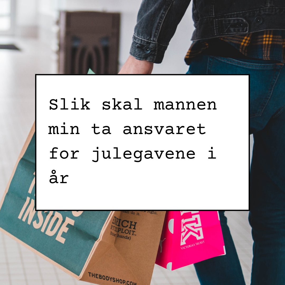 🤶Stresser du med julegavene hvert år?🤶

Skulle du gjerne ha sluppet?

I år overlater jeg ansvaret til mannen!😎

Les hvordan jeg gjør det her👇

worldwidenarrative.no/blog/10-fantas…