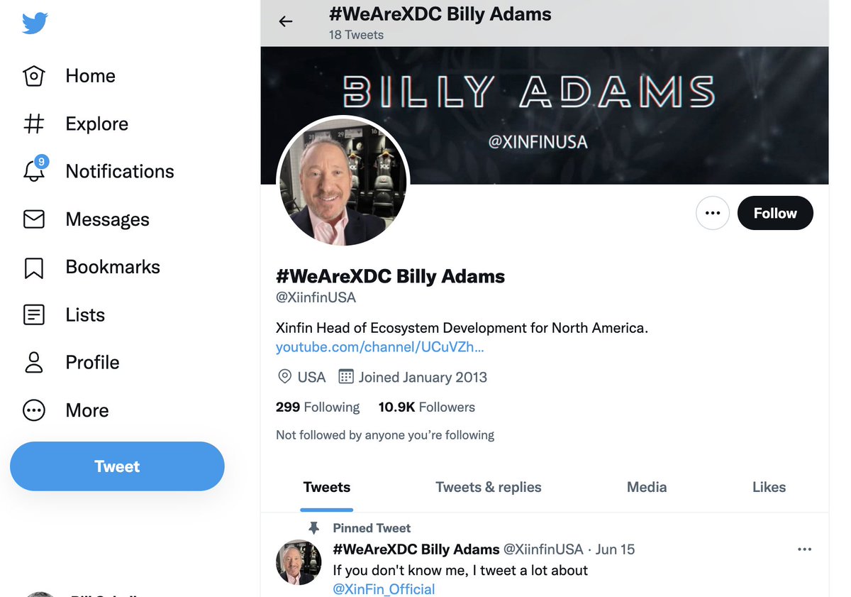 I have a fake account impersonating me using the handle @xiinfinusa. Please report this account as they have blocked me and I cannot.