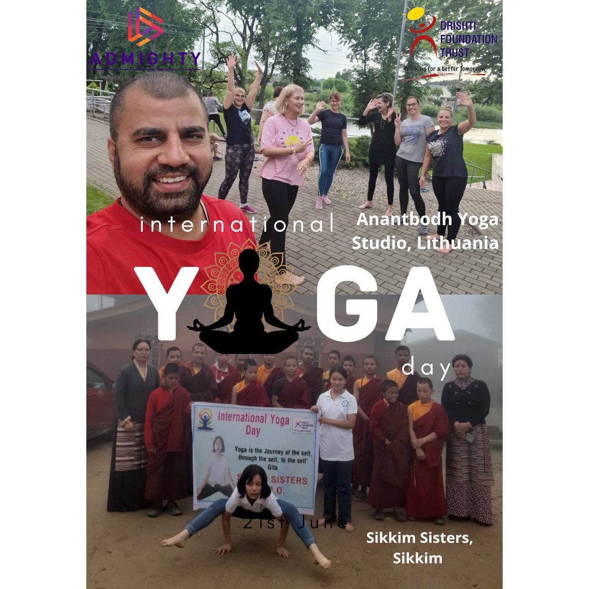 admightyindia's tweet photo. Glimpses of 8th edition of #InternationalYogaDay2022 at #global level.
DFT wishes you a fruitful International Yoga Day!
To connect with your inner self is to embody the essence of nature.
@moayush @YogaNews @Yoga_Journal
#GowithYoga #LiveWithYoga #yogaforhumanity #IYD2022 https://t.co/RfpcZaWJd2