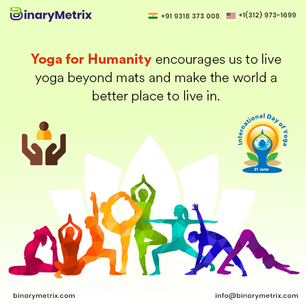binary_metrix's tweet photo. Ministry of AYUSH has chosen that the 8th edition of International Day of Yoga (IDY) will be celebrated with the theme “Yoga for Humanity.”
#internationalyogaday #yogaday #yoga #yogapractice #fitnessmotivation #stayhealthy #yogaforhumanity #2022theme #yogaasana #meditation https://t.co/iHqnG2etDM
