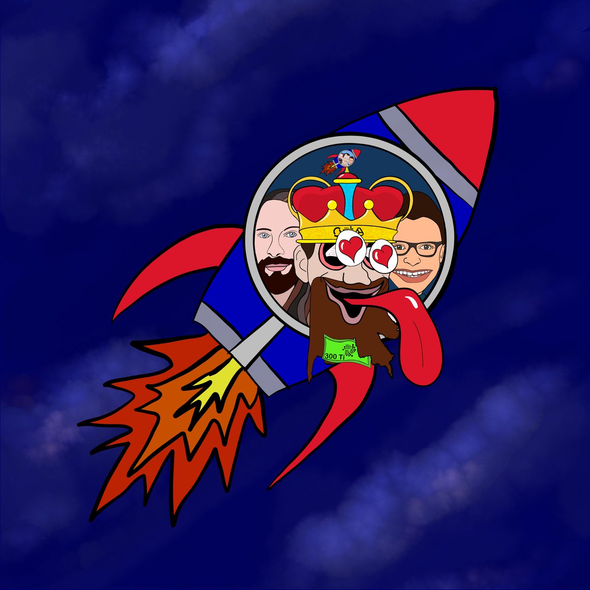 iotaholics's tweet photo. 🎁GIVEAWAY🎁

We got 10 #CaptainPopov to give away to our community! 😀

One of those might be this SUPER rare with IOBA loving heart eyes, tongue, crown, and Sønstebø beard with 300 Ti 👀 

❤️Like
🔄Retweet
✅Follow @MoonMorons &amp; @iotaholics 
✍️Comment with your soonaverse name https://t.co/e7Emz8VFDZ