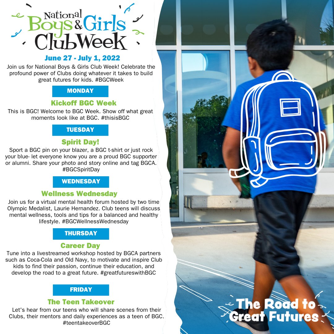 How will YOU celebrate?
#BGCWeek #iabgc #INLeg #BoysGirlsClub #WhateverItTakes