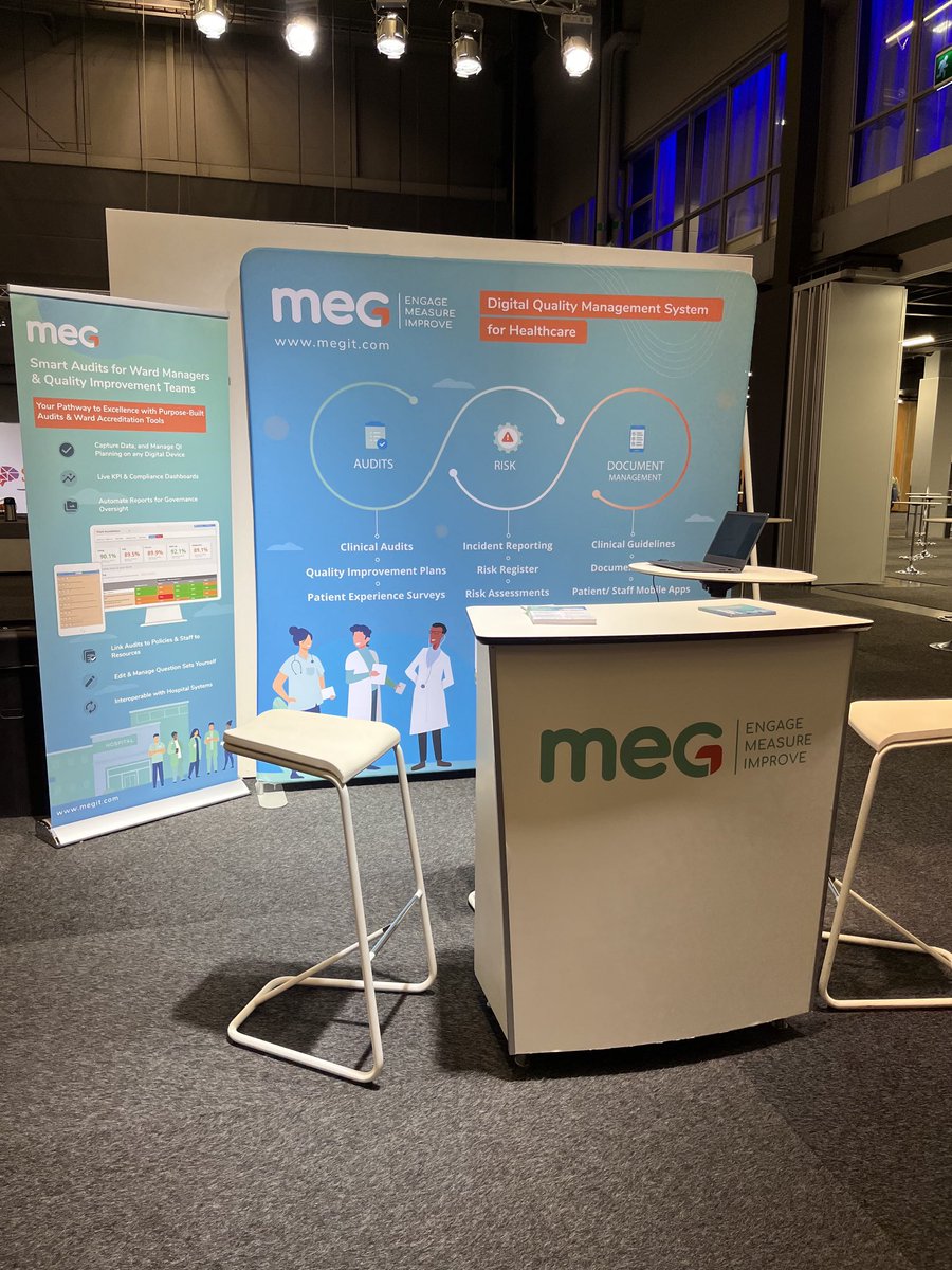 HelgaMorrow's tweet photo. Good morning from Gothenburg &amp; ⁦@MEG_Healthcare⁩ on stand 7 #Quality2022 https://t.co/WQdgZq25ww