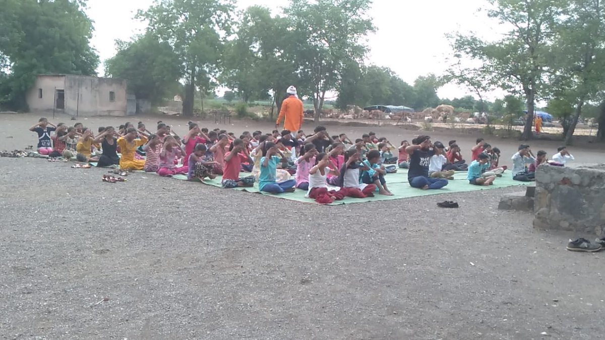 Celebrating international yoga day 
CSC id - 665417360015
Dhule, Maharashtra

<a href="/moayush/">Ministry of Ayush</a> <a href="/CSCSPV_Health/">CSC Health</a> <a href="/CSCegov_/">CSCeGov</a> 
#yogaforhumanity
#azadikaamritmahotsav
#myyogamypose
#CSCIDY2022