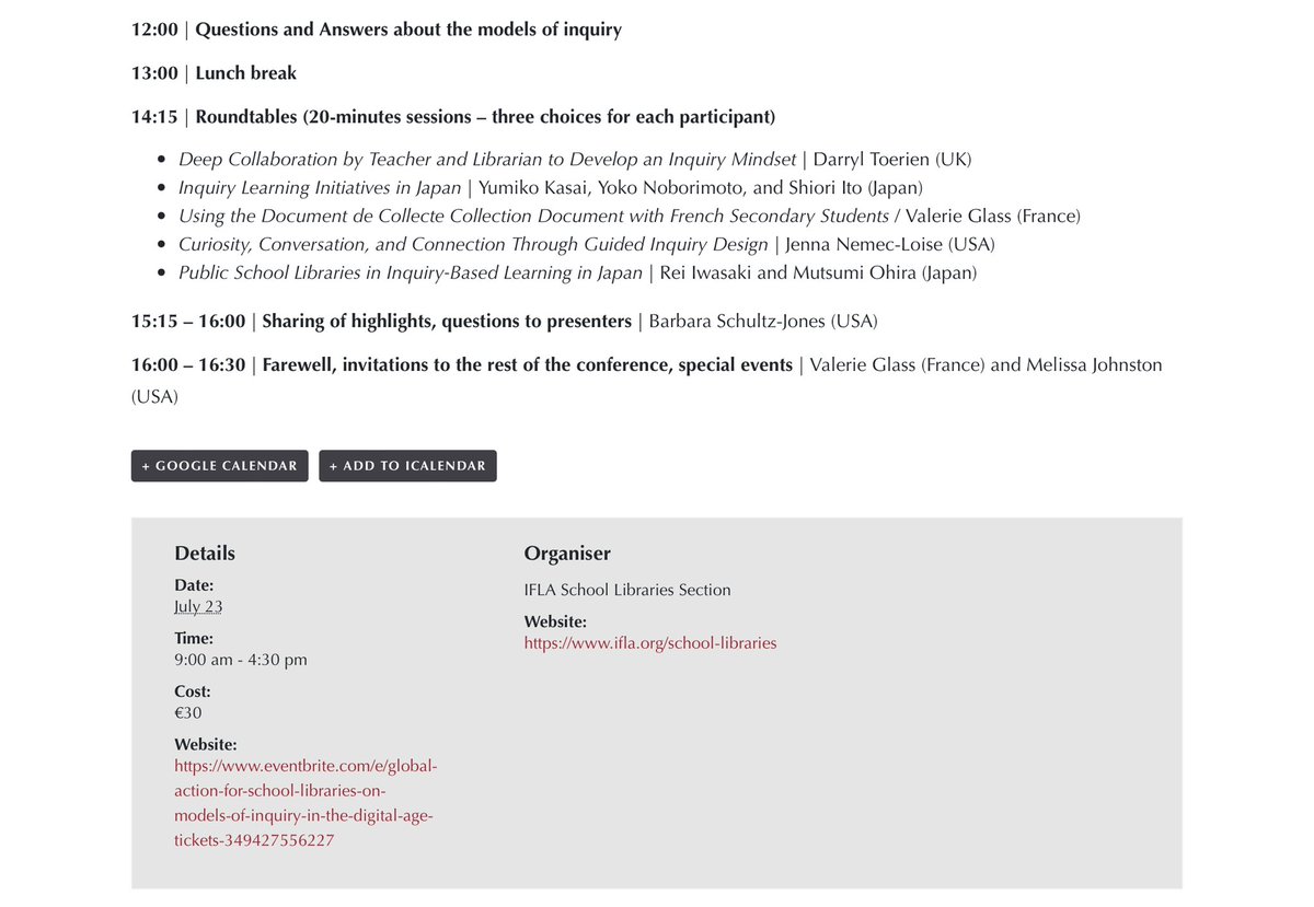 TheFosilGroup's tweet photo. New Event | *Global Action for #SchoolLibraries on Models of #Inquiry in the Digital Age* <https://t.co/ukDU8rl66v> | @IFLA #WLIC2022 Satellite Meeting | 23 July @cctcollege Dublin |Presentation on #FOSILinquiry model & on teacher + librarian collaboration on curricular #inquiry. https://t.co/WxZYLVVLmv