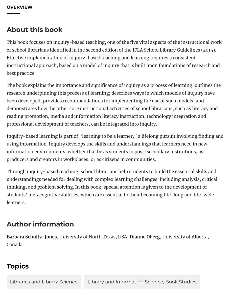 TheFosilGroup's tweet photo. New Event | *Global Action for #SchoolLibraries on Models of #Inquiry in the Digital Age* <https://t.co/ukDU8rl66v> | @IFLA #WLIC2022 Satellite Meeting | 23 July @cctcollege Dublin |Presentation on #FOSILinquiry model & on teacher + librarian collaboration on curricular #inquiry. https://t.co/WxZYLVVLmv
