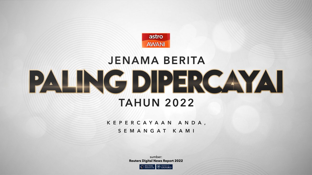 501Awani's tweet photo. Sokongan anda akan terus menjadi semangat buat #KamiAWANI
Terima kasih kerana sudah 5 tahun menjadikan Astro AWANI sebagai jenama berita paling dipercayai di Malaysia! https://t.co/c6YouqfQmo