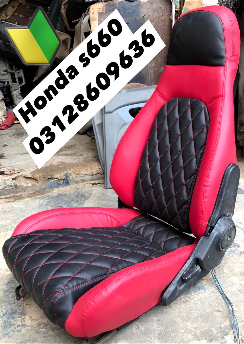INTERIOREXPART's tweet image. Honda S660 seat covers available all colour combination available in karachi #hondaS660 #HondaHitomi