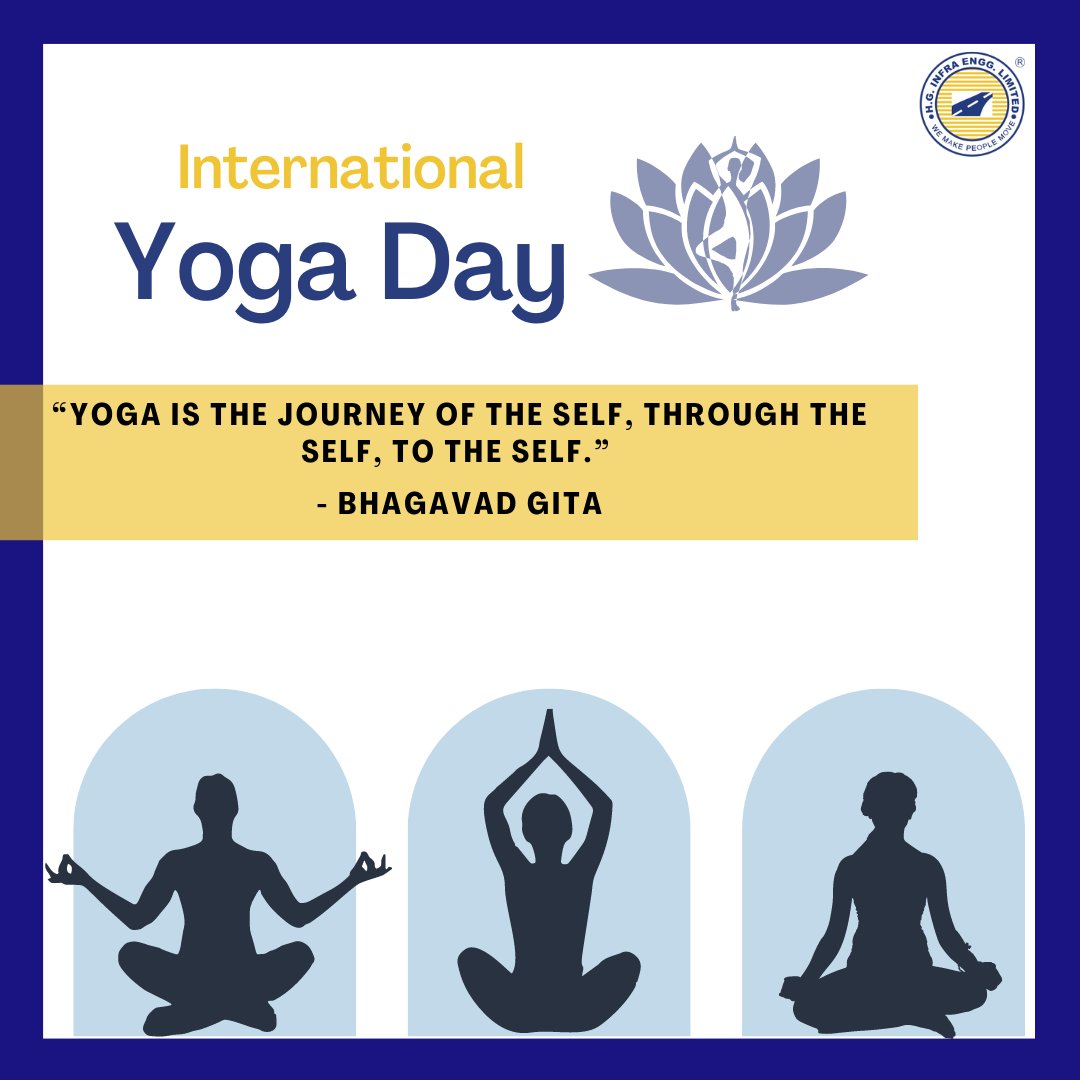 hginfra's tweet photo. Strengthen your body, mind and soul with the goodness of yoga.
Happy International Yoga Day. https://t.co/okxY2Ryzuw