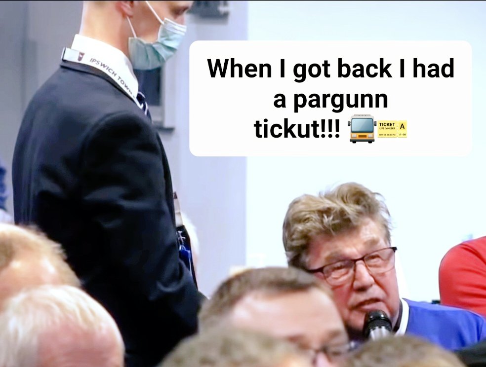 Couldn't think of a more apt photo to celebrate #suffolkday . You can hear the accent. #itfc 🐐🎙