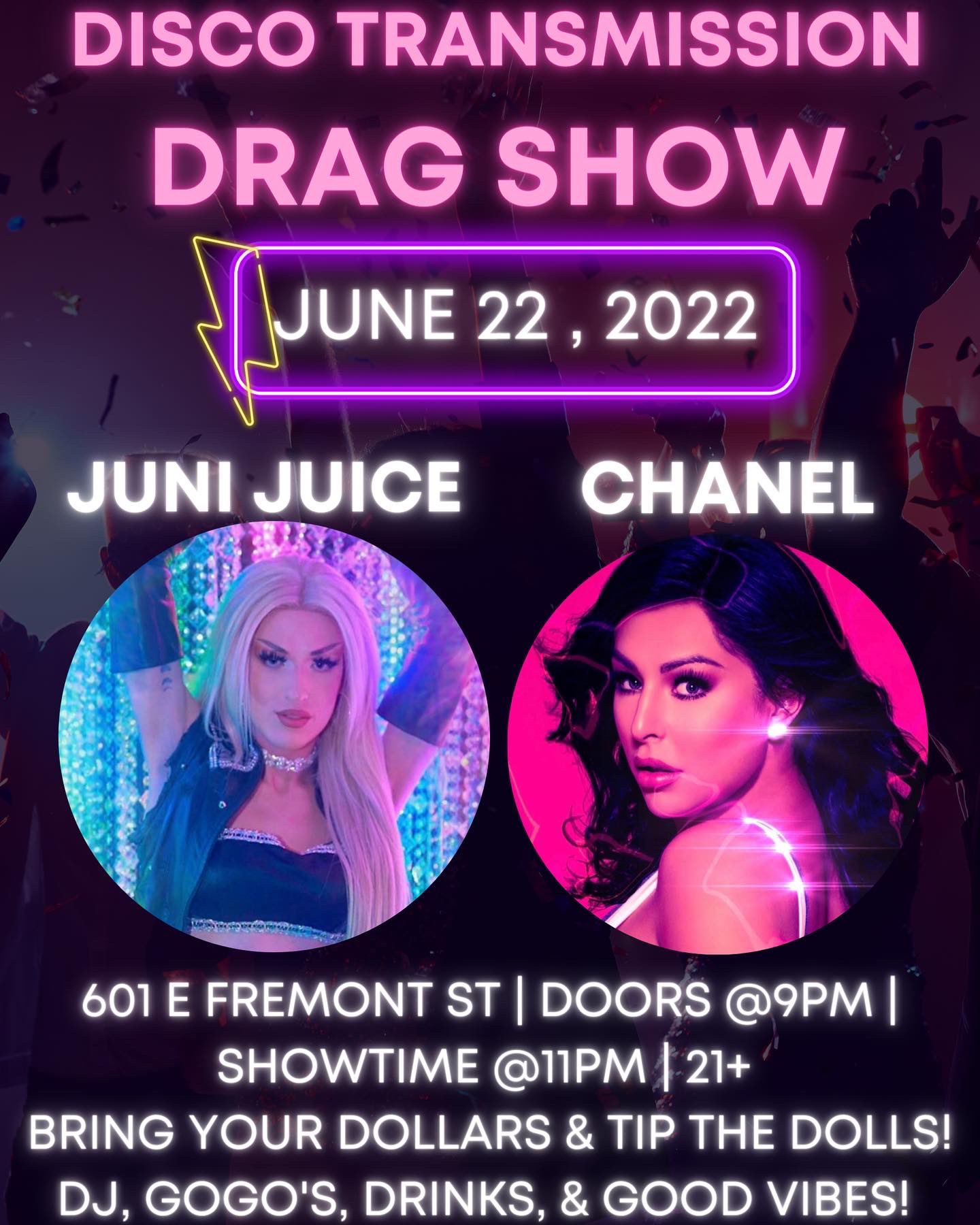 CHANEL SANTINI on Twitter "I’ll be performing in Vegas this Wednesday