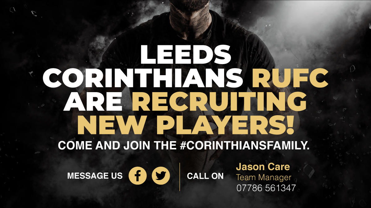 🖤💛 Would you like to join our growing club? We're welcoming new players. Come and join the #CorinthiansFamily 💛🖤 Training is every Tues & Thurs at 7pm, pre-season starts Thursday 30th June 2022