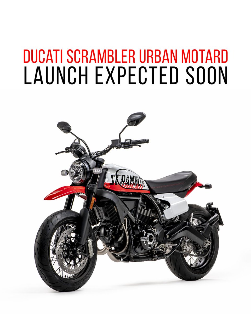 FastBikesIndia's tweet photo. #DucatiScrambler #UrbanMotard coming soon! 🔥
The #Scrambler #UrbanMotard was unveiled at the 2022 #DucatiWorldPremiere. Based on the Scrambler 800, it shares a lot of components with the Scrambler #Icon.
Any guesses for the Scrambler Urban Motard's prices? • #fastbikesindia https://t.co/yGGxd3vvKn