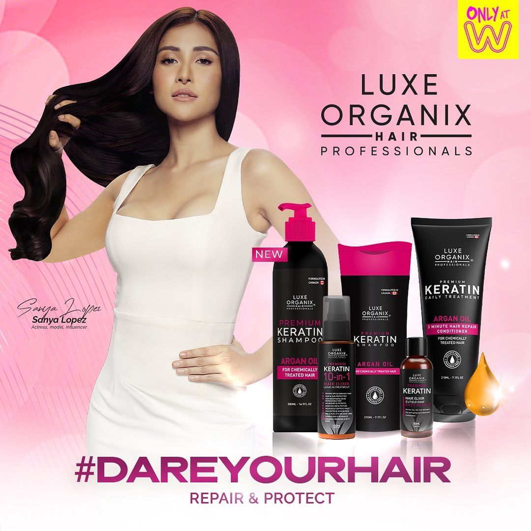 _bellaababe's tweet photo. My hair has been damaged from all the coloring treatments I've done, but this year is all about haircare 🤍 @luxeorganixph came out with hair products for each hair type! And I'm currently trying out the set for chemically treated hair 🤍 https://t.co/JvxnwzHQwl