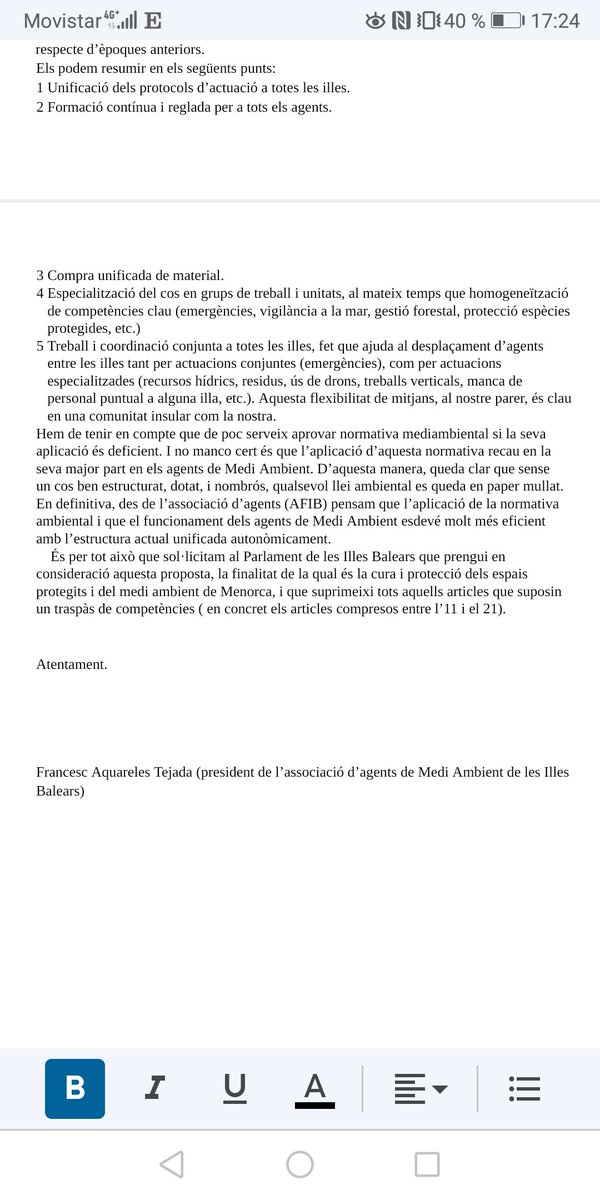xarxaforestal's tweet photo. Agents de Medi Ambient denuncien
q la irresponsable transferència de competències ambientals prevista en la Proposta de Llei de Menorca Reserva de Biosfera provocarà la  deterioració de les estructures de protecció, vigilància i gestió del recursos naturals establertas a la CAIB https://t.co/45GuZ3yzvZ