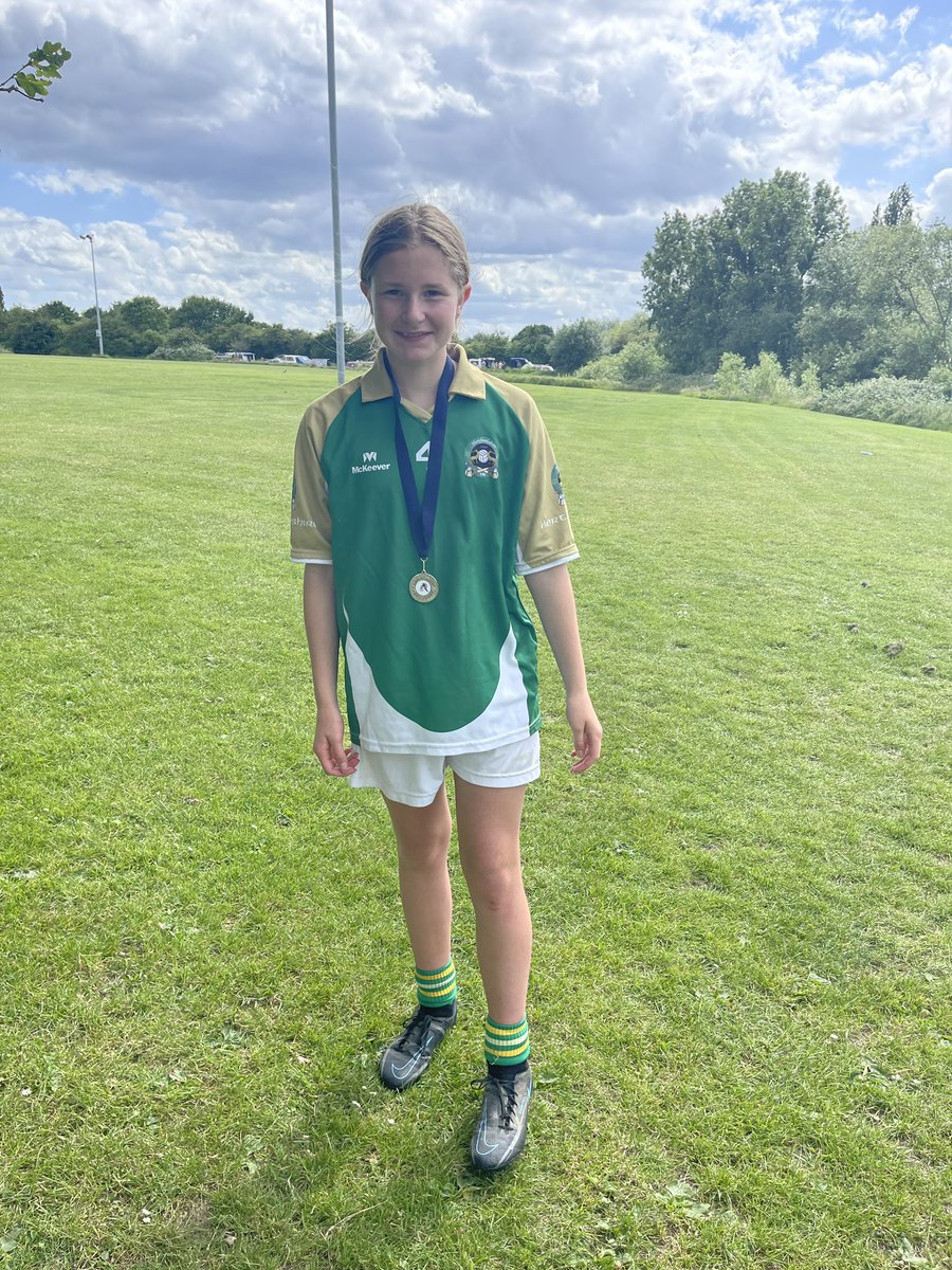 SRA_PE_Dance's tweet photo. We are so proud of Aoife F (year 8) who represented Hertfordshire in the British Gaelic Tournament last weekend. Her team came 2nd overall. She has also been selected to represent her team in Ireland against teams from all over the world. What a champ! https://t.co/XZ9vo0BXbQ
