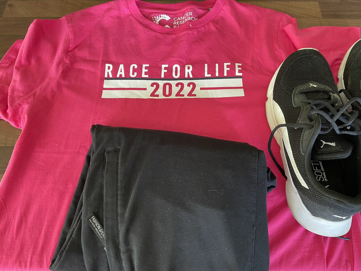 Fantastic <a href="/raceforlife/">Race for Life</a> today with <a href="/wiganleighcol/">Wigan & Leigh College</a> in Mesnes Park at 1:30pm! 

Can’t get out of it now, got a T-shirt 🤣😂
