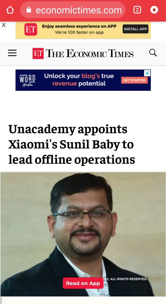 Sunilbaby11's tweet image. Super pumped up to join an industry and an organisation which I truly believe can shape the future of India.
I am thrilled to share that I have joined India&apos;s largest learning platform - @unacademy to further democratise education with hybrid!
#LetsCrackIt