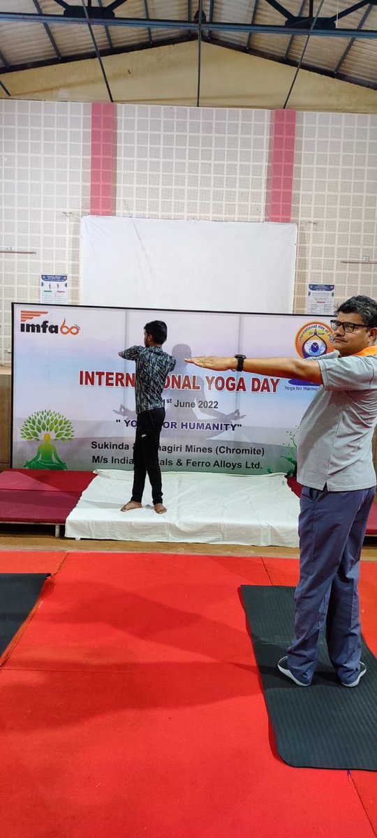International Yoga Day Celebration at IMFA Mining Business Unit.#InternationalDayofYoga #InternationalYogaDay2022 #imfa