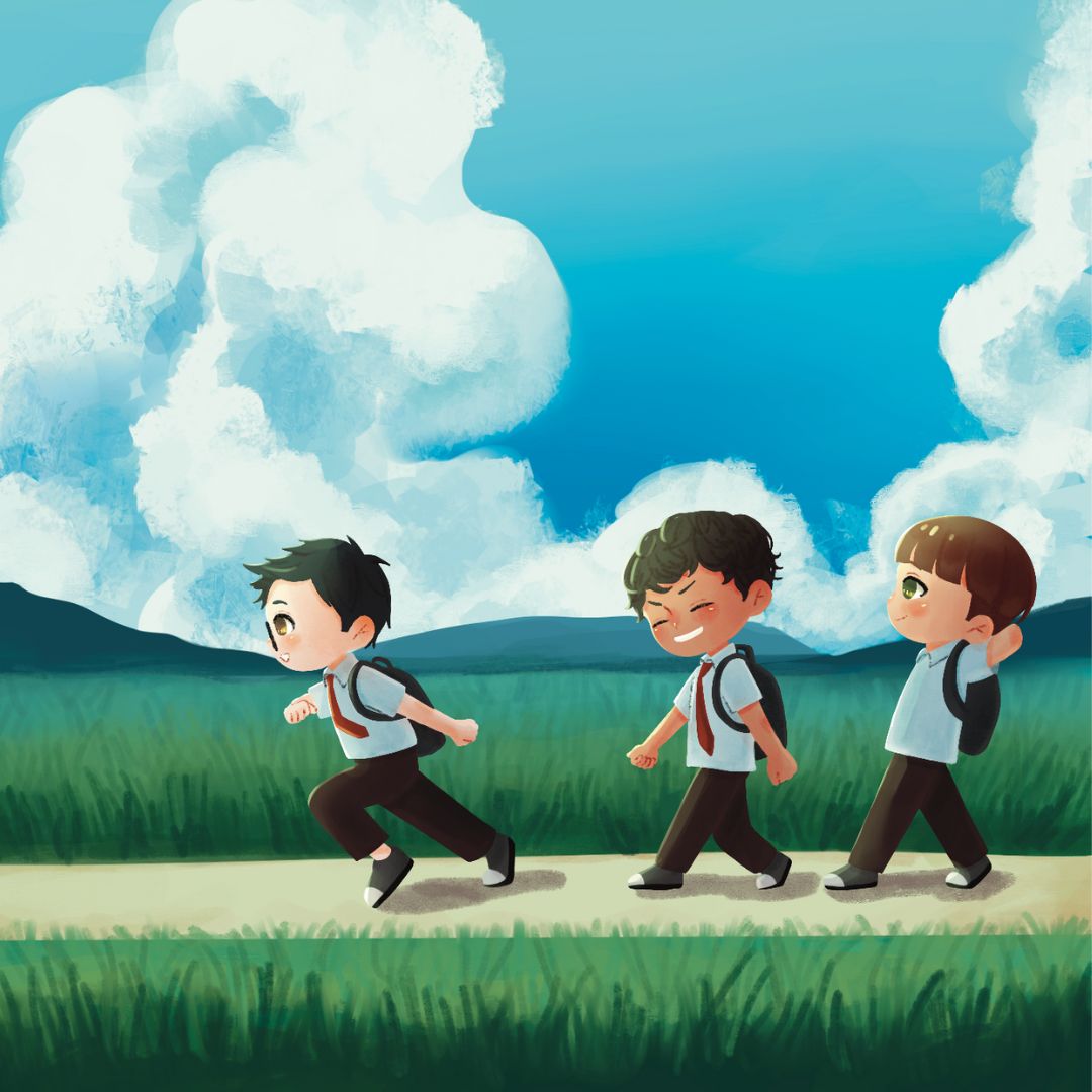 vofg_arabia's tweet photo. Sometimes, saving the planet begins with saving yourself. On #VoFGHeroFocus this week, we feature Salman, Abdelaziz, and Mohamed who discover through their friendship that a healthy body enables a healthy mind. 

Illustration by: @swaidraws https://t.co/ywqdJK2S3B