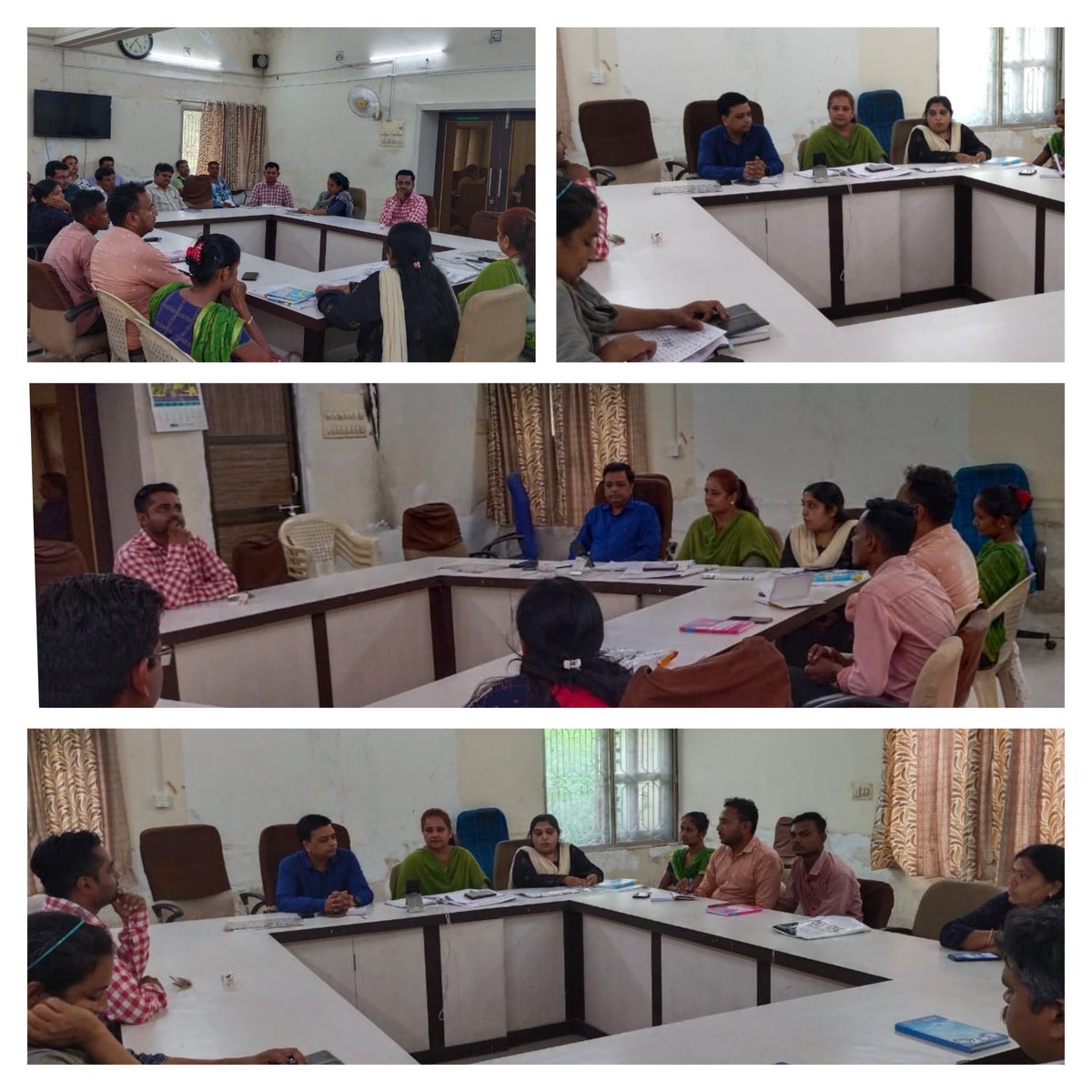 DrdaAmreli's tweet photo. તા.20.06.22 ના રોજ DAY-NRLM યોજના અંતર્ગત GLPC ગાંધીનગરની ગુગલ મીટ મીટીંગમાં માન.નિયામકશ્રી,આરસેટી ડાયરેક્ટરશ્રી,જિલ્લા તેમજ તાલુકા સ્ટાફ હાજર રહ્યા તથા માન.નિયામકશ્રીએ યોજનાકીય લક્ષ્યાંક પૂર્ણ કરવા સૂચના આપી @ddoamreli @GujPRHDept @crdgujarat1 @iarjunsinhbjp @CMOGuj https://t.co/C5RSjJY309