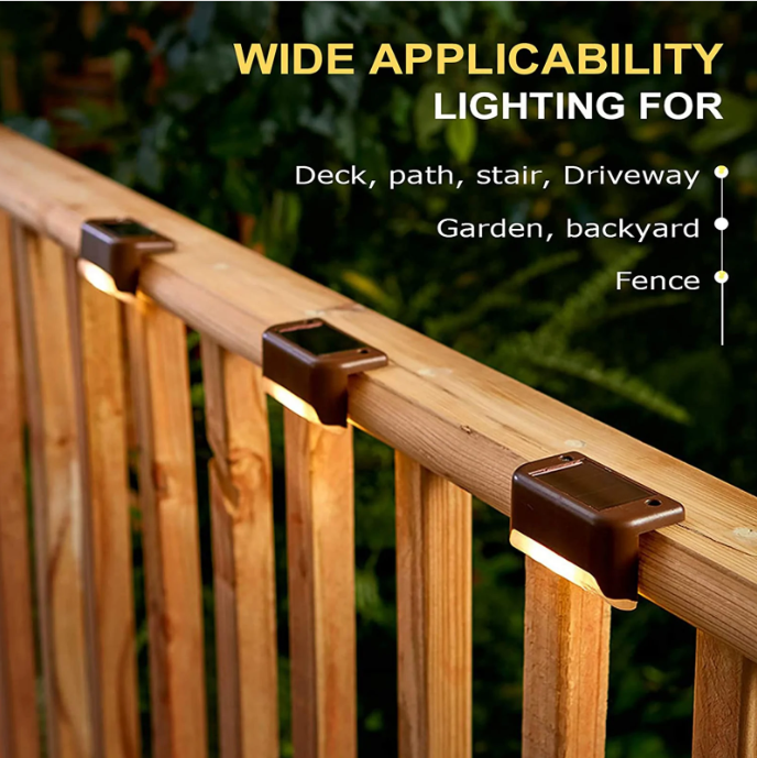 hokolite's tweet image. Solar Powered LED Deck Lights are waterproof and designed for Outdoor Stairs, Step, Fence, Yard, Patio, and Pathway.
Easy to Install
100% Sun Powered
Automatic Work Mode
Warm White Light

Shop here- hokolite.com/products/solar…

#stairlight #LEDlights #LEDDeckLights #waterprooflights
