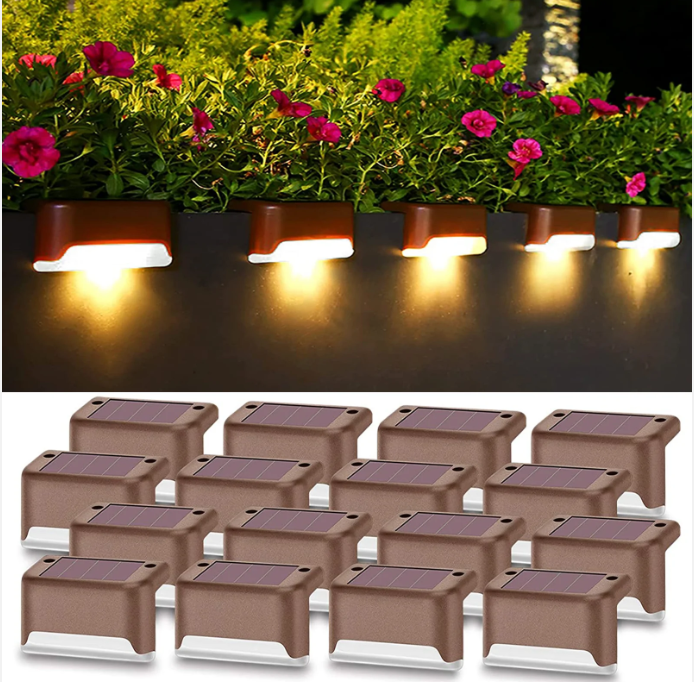 hokolite's tweet image. Solar Powered LED Deck Lights are waterproof and designed for Outdoor Stairs, Step, Fence, Yard, Patio, and Pathway.
Easy to Install
100% Sun Powered
Automatic Work Mode
Warm White Light

Shop here- hokolite.com/products/solar…

#stairlight #LEDlights #LEDDeckLights #waterprooflights