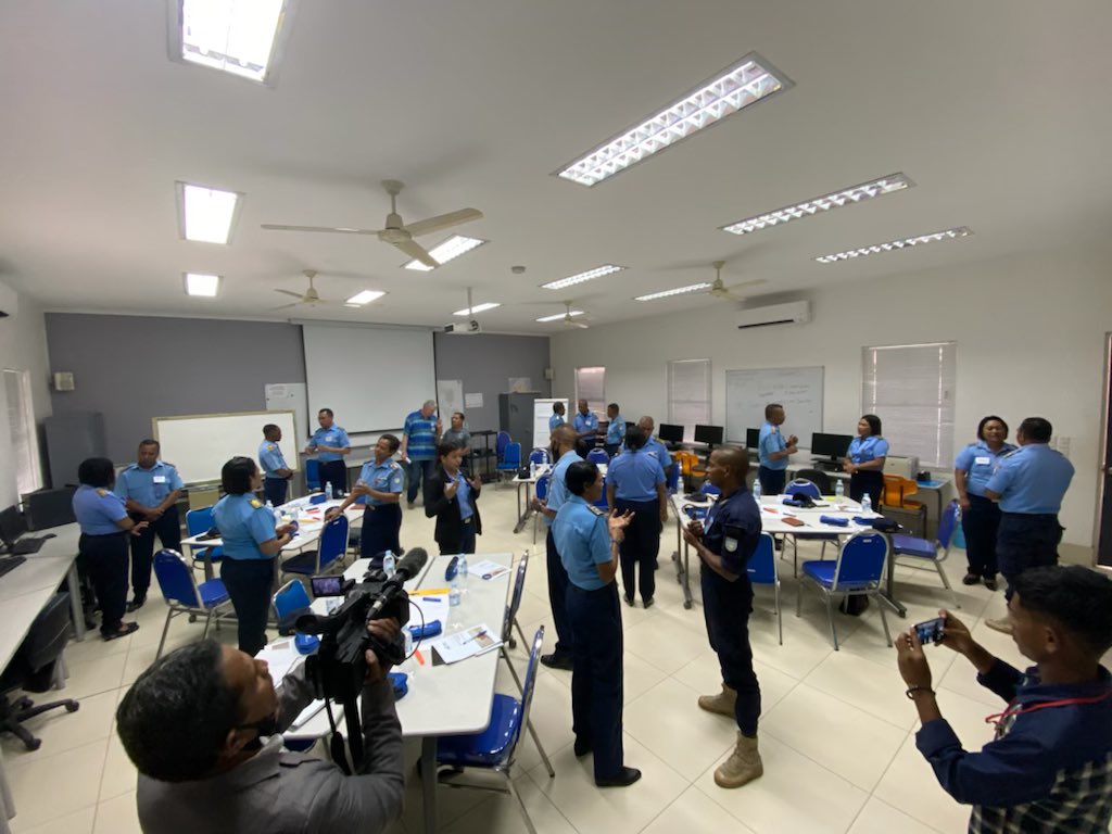 Day one of an Introduction to Leadership program with 20 police from across Timor-Leste with <a href="/AIPMAmanda/">AIPM Amanda</a> . #leadership #TimorLeste #policeleadership <a href="/PacificFaculty/">Pacific Faculty of Policing</a> @Learn2LeadAIPM