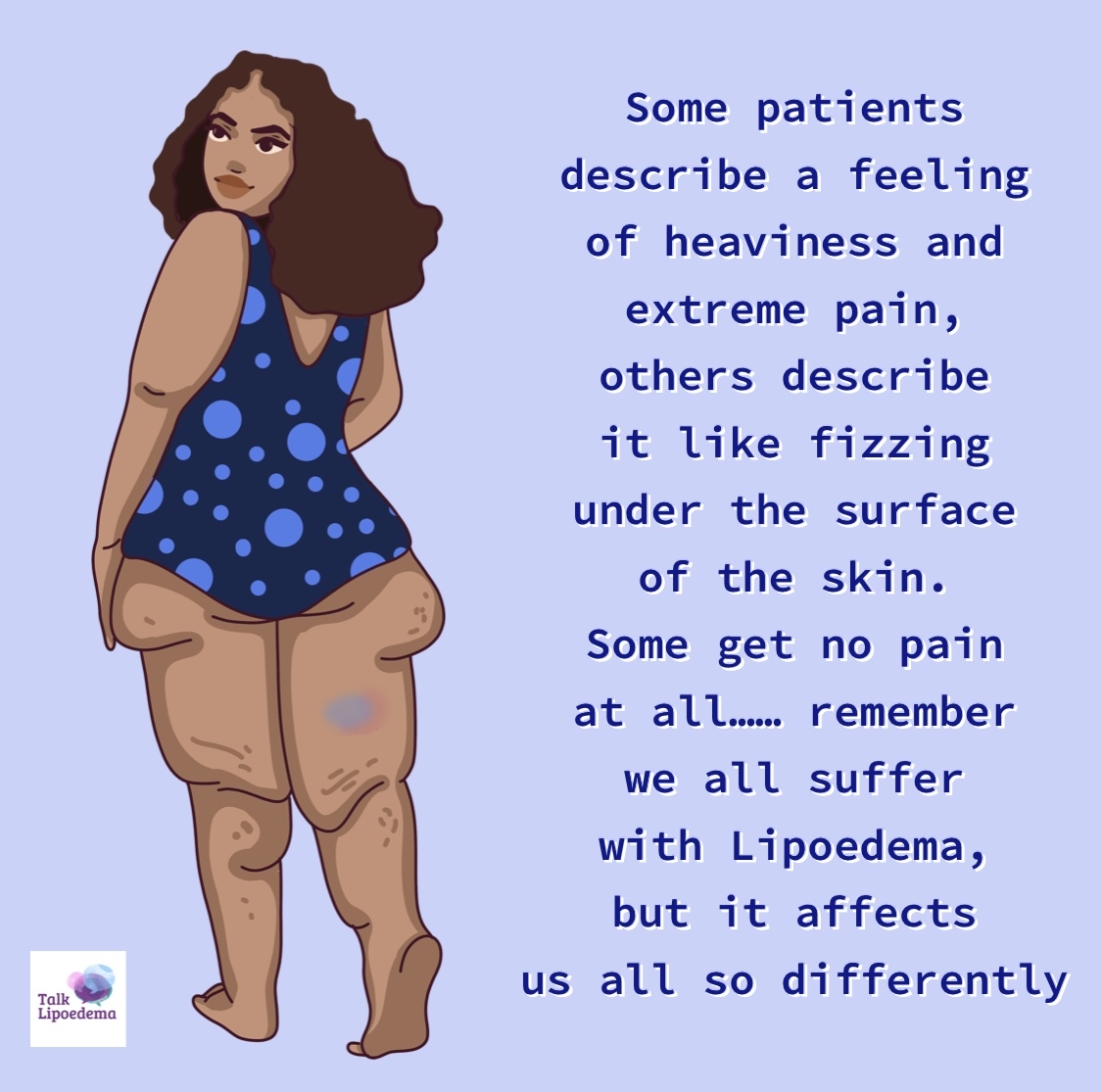 TalkLipoedema on X: Later stage #Lipoedema patients can suffer