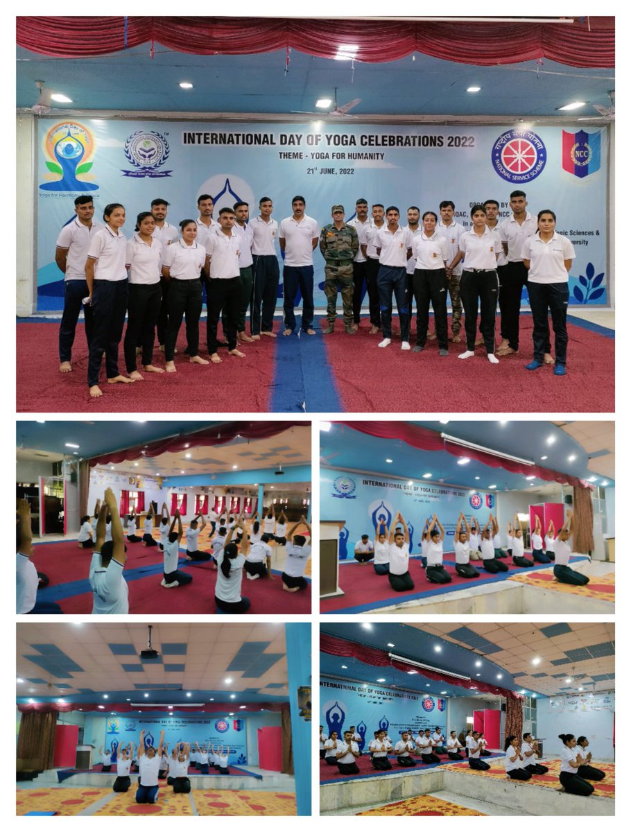 MehdiSimran's tweet photo. #IDY2022 
Today NCC cadets of 70 UP BN NCC  &amp; ANO sir celebrated IDY2022 by doing yoga asanas !! @subhartiofficia @DrSandeepChau10 @Prabhat0714 @NCCDteUP @HQ_DG_NCC https://t.co/dn99EV7O4p