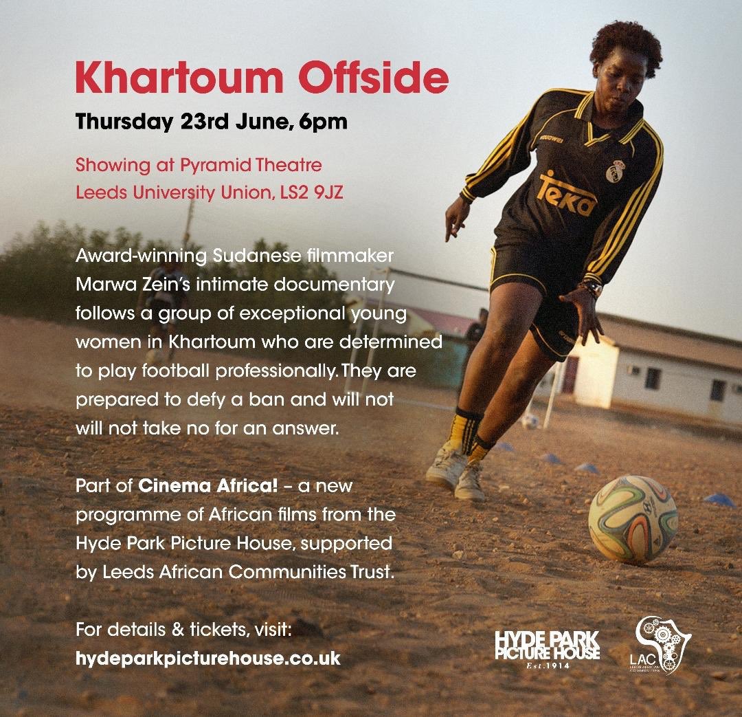 We are supporting the screening of this amazing documentary with <a href="/wnbsocialfooty/">Women & Non-Binary Social Footy</a>. Come along and spread the word to any women/nb interested in football in Leeds.