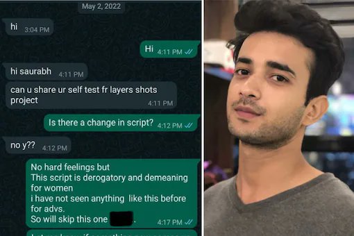 news18dotcom's tweet photo. 'Gutsy': This Actor Turned Down the Controversial #layerrshot Ad Calling it 'Derogatory'.
Read more: https://t.co/3cmTuU8v9Q https://t.co/uoPTXeqm5H