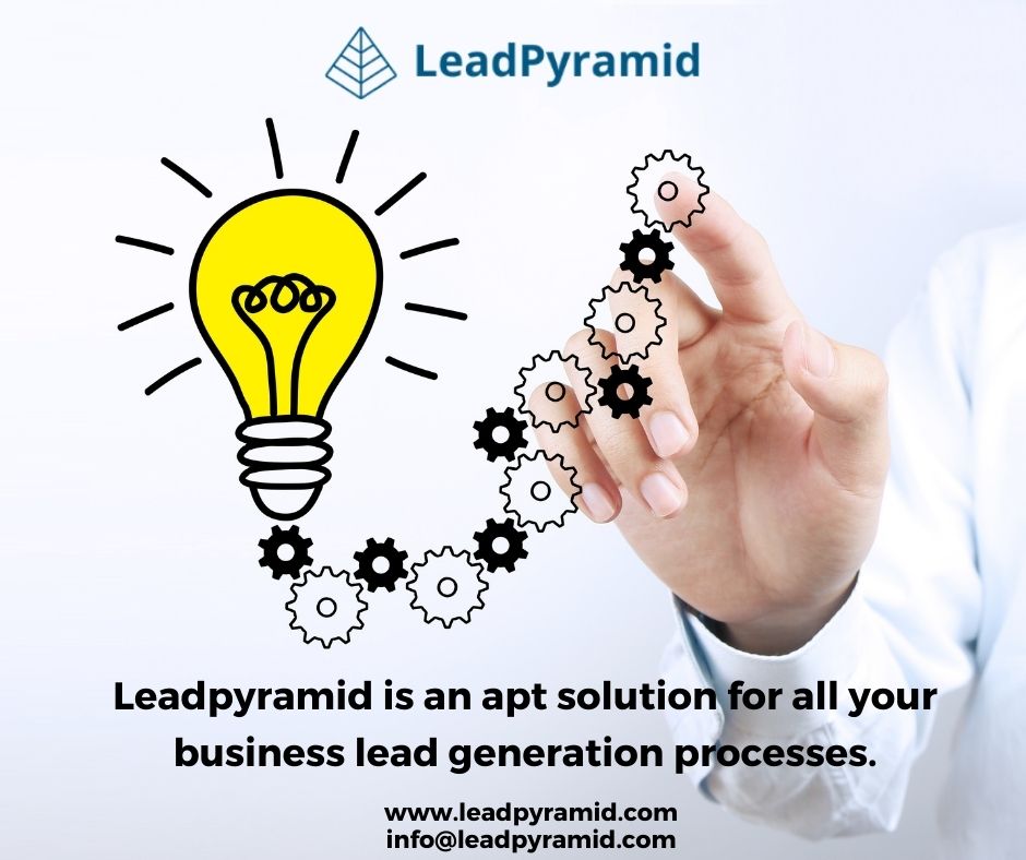 PyramidLead's tweet photo. Lead generation is the solution to your marketing needs and Leadpyramid is the solution to your lead generation needs. 
Visit us https://t.co/fAoijnyqnA https://t.co/2rt7NiuH7Y