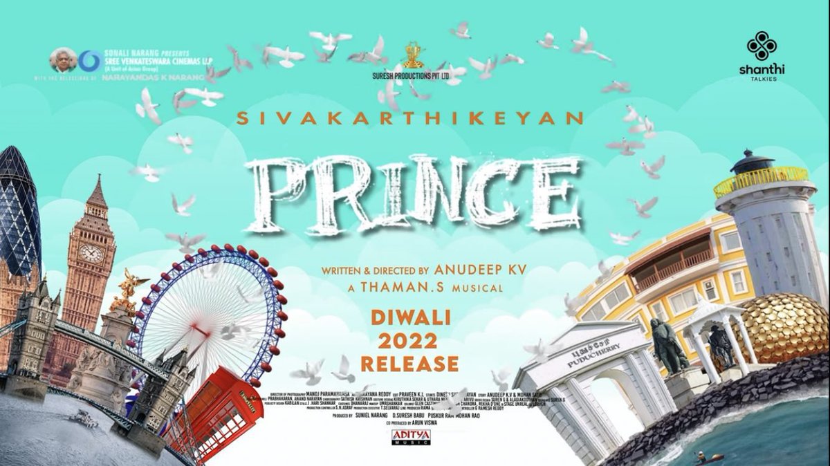 OTT_Army's tweet photo. #SivaKartikeyan much awaited movie #Prince Release POSTPONED August 31 #Diwali2022 🔥⚡🔥

#PrinceFromDiwali #PrinceForDiwali #PrinceFirstSingle #princefirstlook https://t.co/m7679SfE0S
