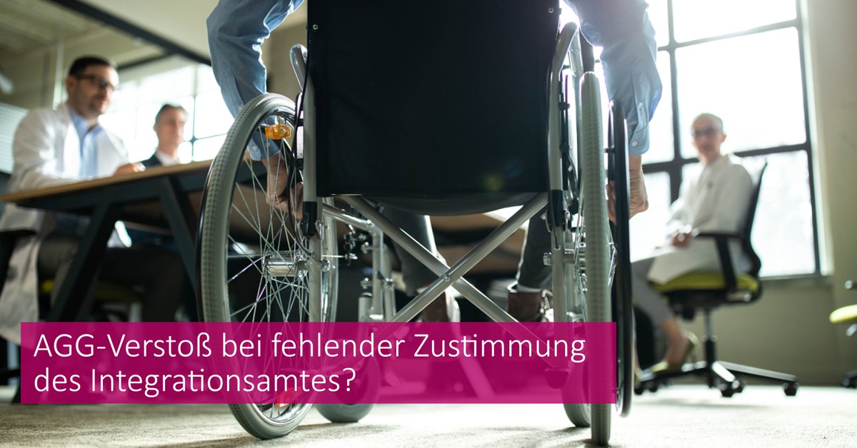 Kliemt_de's tweet photo. Soll ein schwerbehinderter Arbeitnehmer gekündigt werden, muss das #Integrationsamt der Kündigung zustimmen – geschieht dies nicht, ist die #Kündigung nichtig. Zusätzlich können auf den Arbeitgeber Entschädigungszahlungen nach dem #AGG zukommen.
https://t.co/FDmG2TbePz https://t.co/ydo0fw1D4F