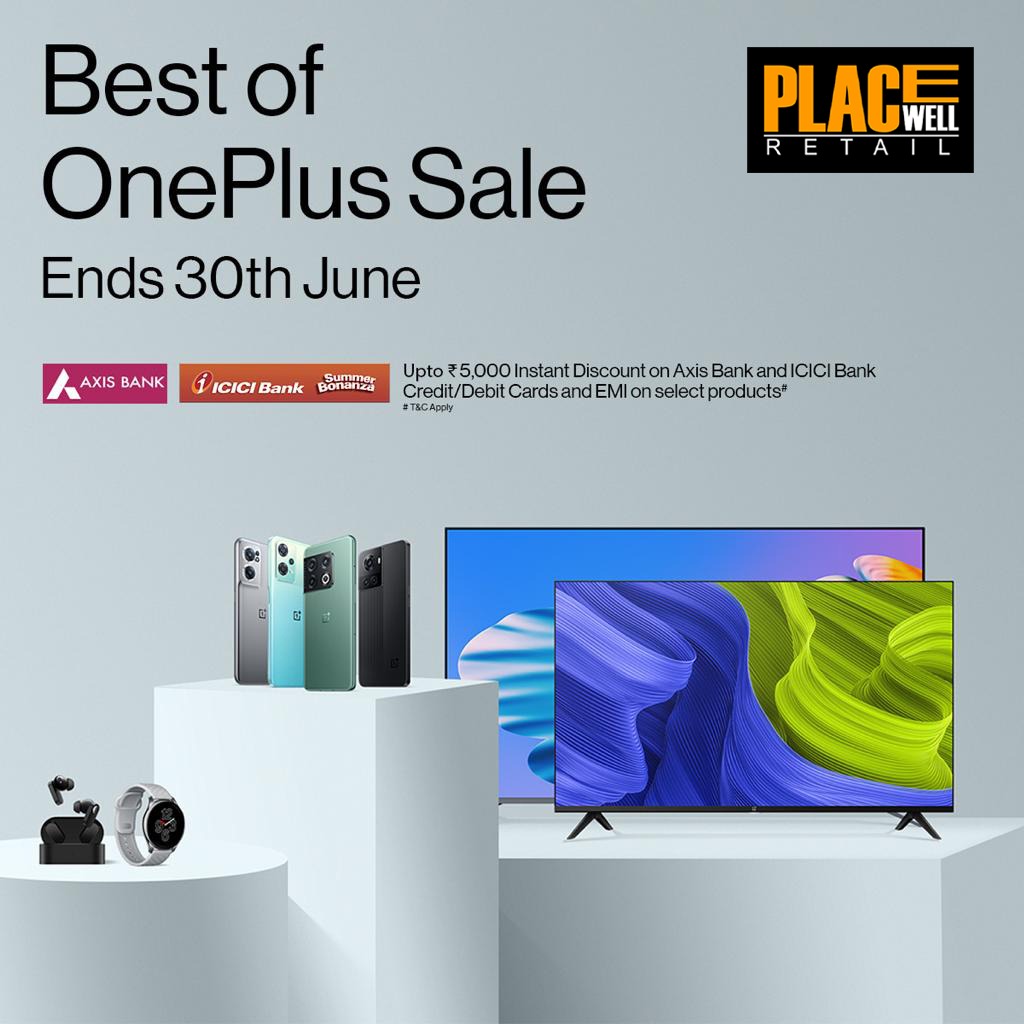 PlacewellRetail's tweet photo. Get ready to level up to the best of OnePlus! #onepluscommunitysale
🛒 https://t.co/OO4msi9PIz
🏪 Find Store https://t.co/CpaagPP31L
📞 93336-93337
Buy Now: https://t.co/es0IB2aBiI
#oneplus #OnePlusNordCE2_5G #5gphone #oneplus5g #oneplus9pro #OnePlus10R #oneplus9 #Oneplus9Pro https://t.co/vbE1g3zJlH