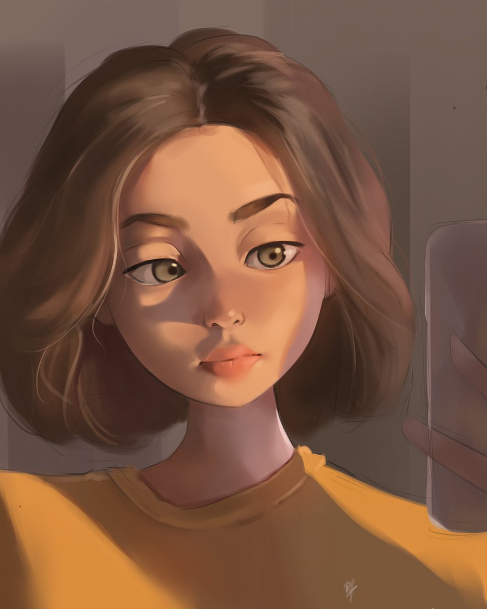 Mirror, mirror on the wall #digitalart #drawings #painting #Procreate