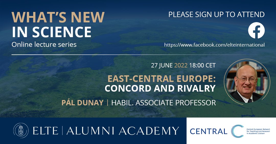 Sign up for the new Alumni Academy lecture Relations in East-Central Europe: Historical and Current Concord and Rivalry on this link: …anduniversityhungary.clickmeeting.com/relations-in-e…